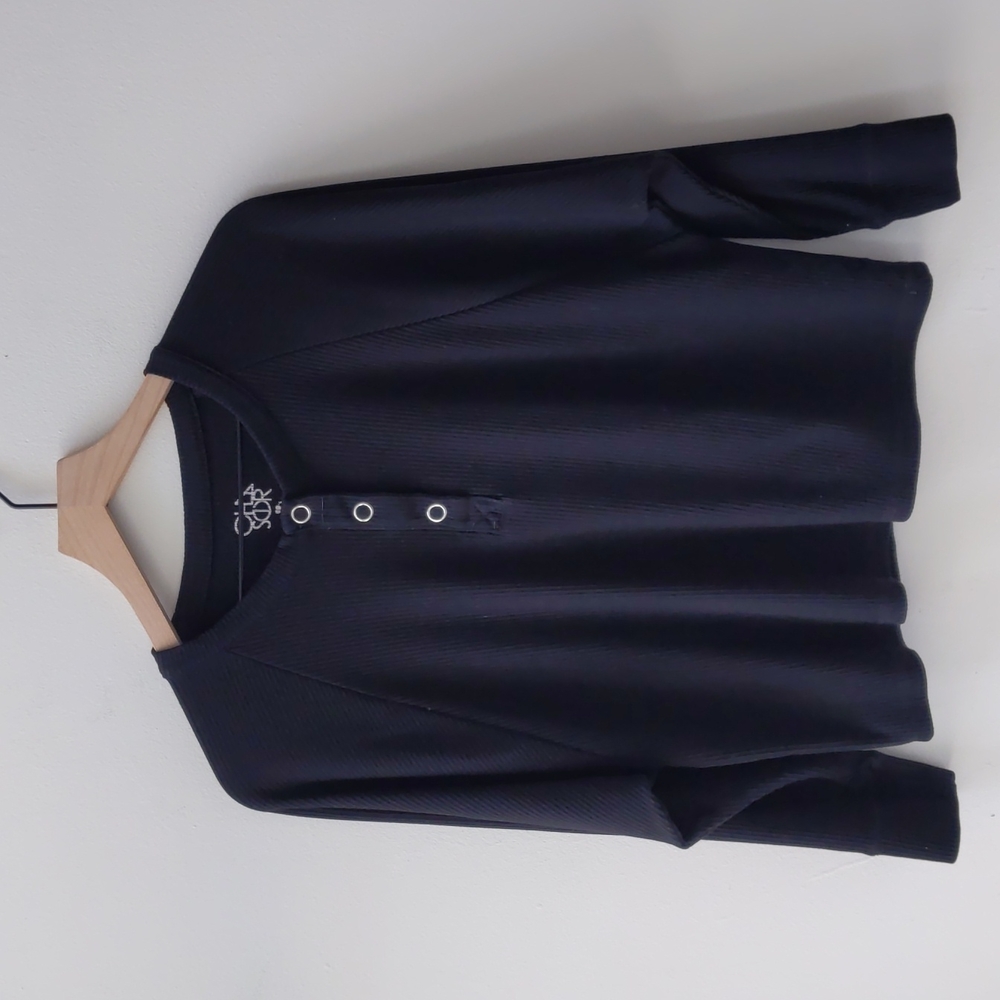 Anthropologie x Chaser Harrieta Henley Top Women's Small